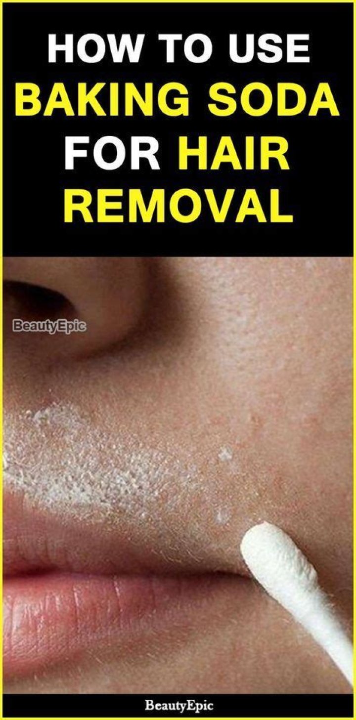 Does baking soda remove hair?