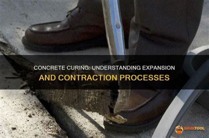 Does curing concrete expand?