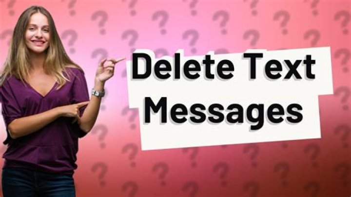 Does deleting old text messages free up space?