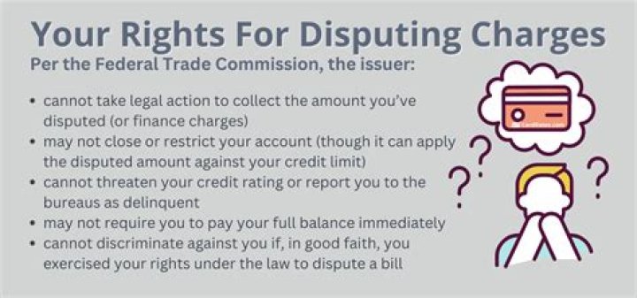 Does disputing a charge work?