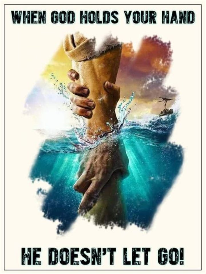 Does God hold your hand?