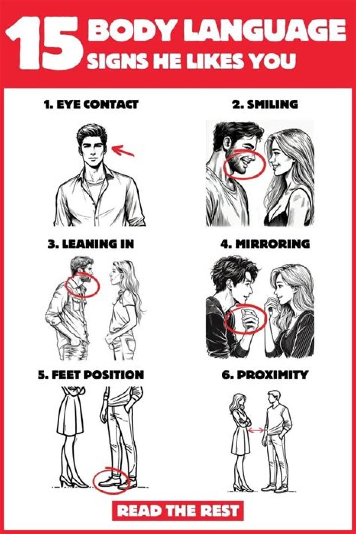 Does he like me body language?