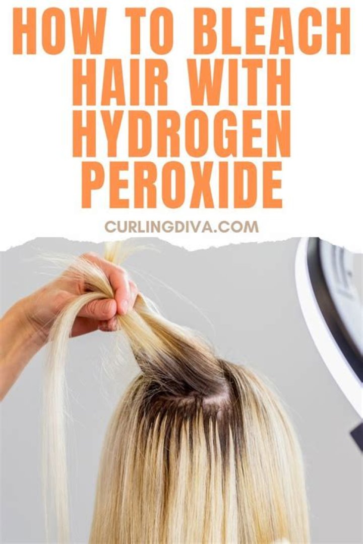Does hydrogen peroxide permanently bleach skin?