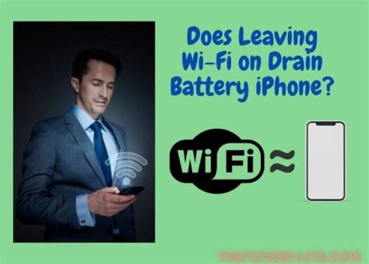 Does leaving Wi-Fi on drain battery?