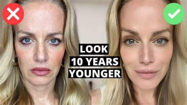 Does not wearing makeup make you look younger?