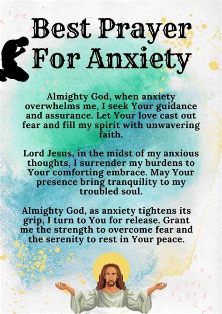 Does prayer help with anxiety?