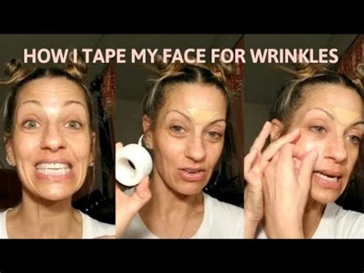 Does taping your face help wrinkles?