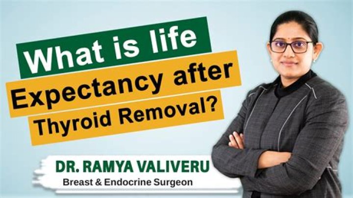 Does thyroid removal shorten life expectancy?
