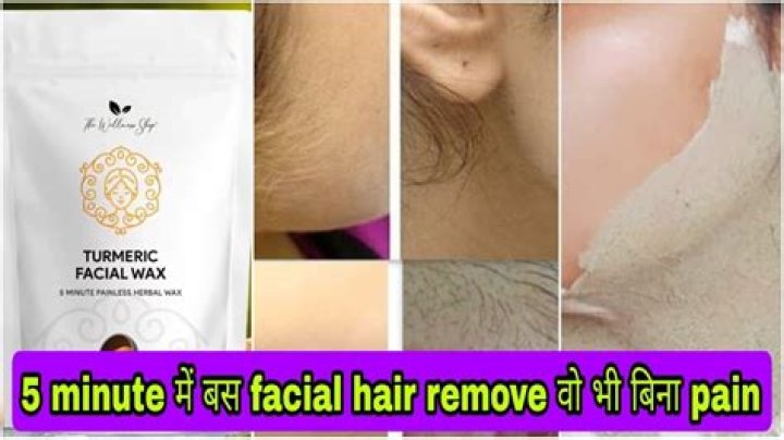 Does turmeric remove facial hair?