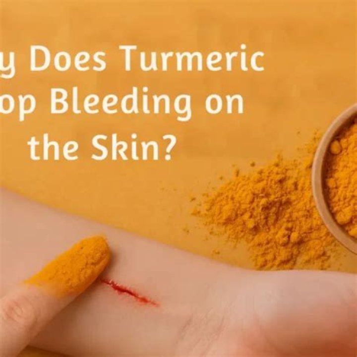 Does turmeric stop bleeding?