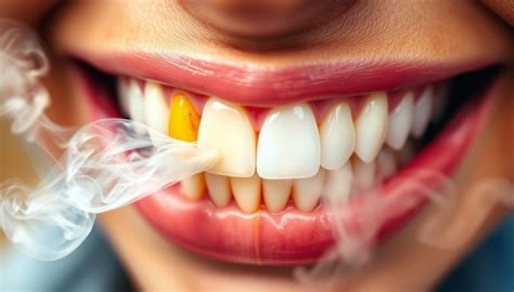 Does vaping stain your teeth?