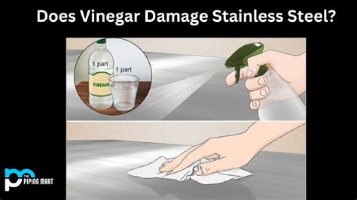 Does vinegar damage polyester?