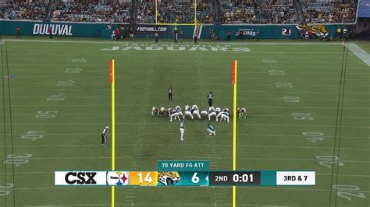 Has anyone ever kicked a 75 yard field goal?