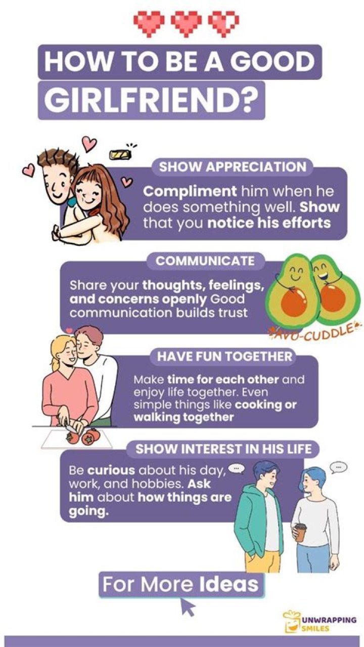 How can I be a good girlfriend to my boyfriend?