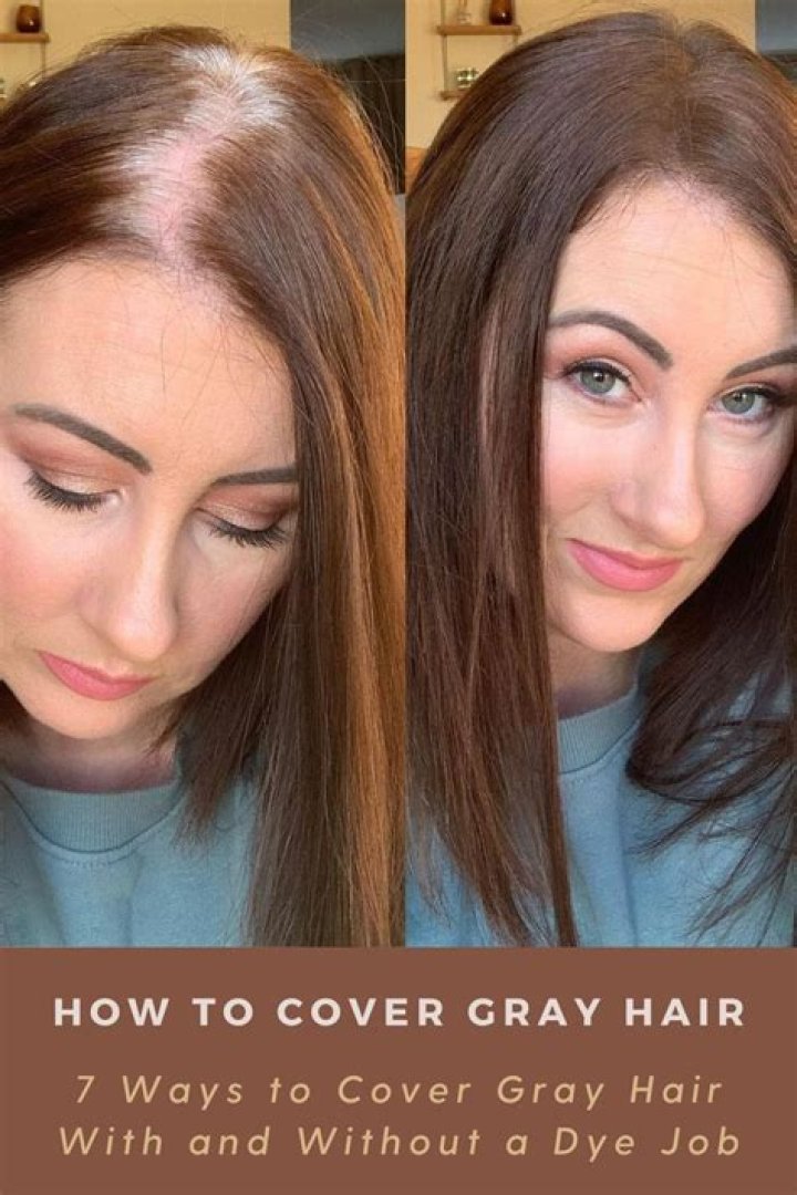 How can I hide my gray hair without dying it?