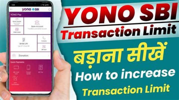 How can I know my SBI transaction limit?