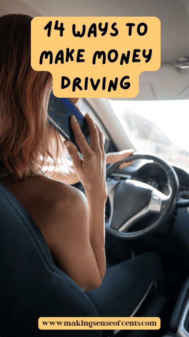 How can I make money driving?