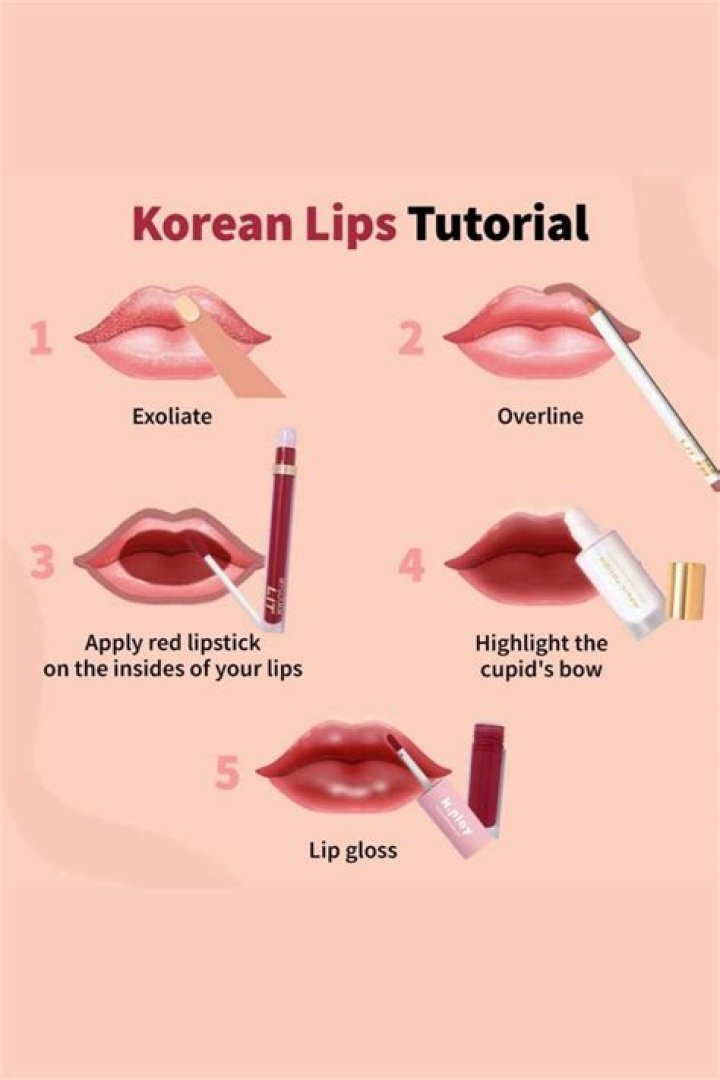How can I make my lips look Korean?