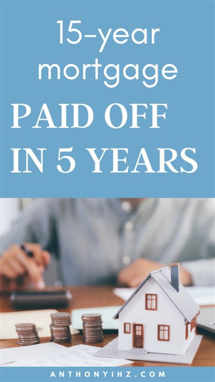 How can I pay a 15 year mortgage in 5 years?