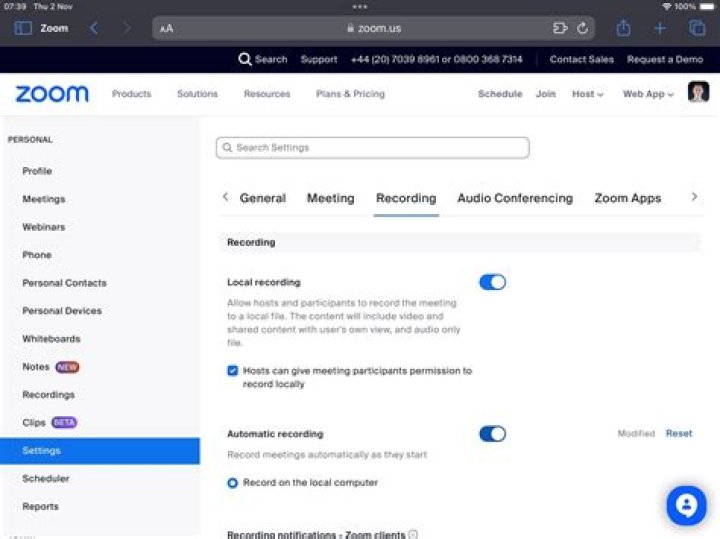 How can I record a Zoom video without showing the participants?