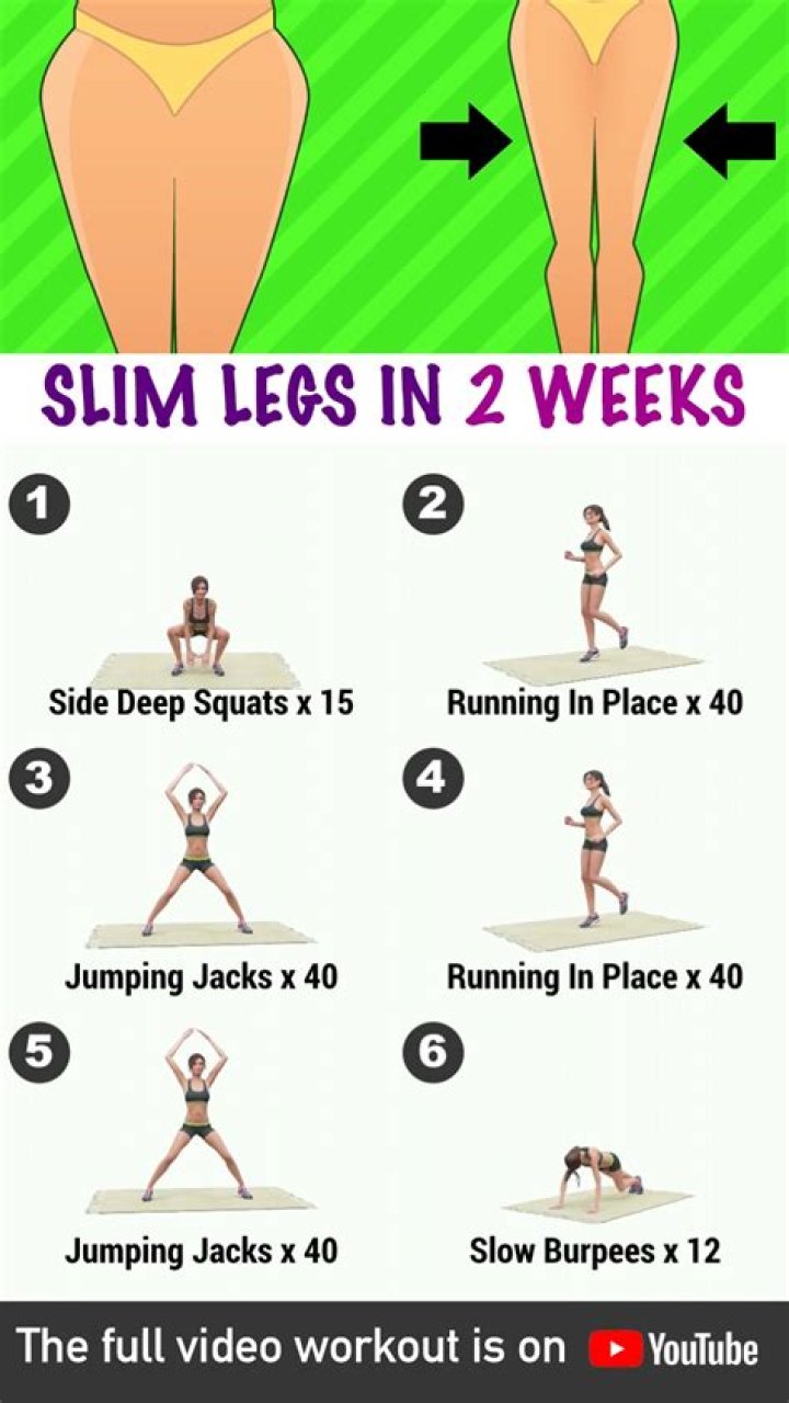 How can I slim my thighs and hips in 2 weeks?