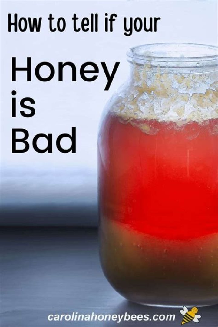 How can you tell if honey is mixed with sugar?