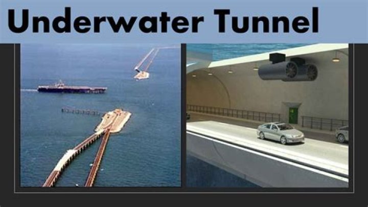 How deep is the water under the Chesapeake Bay bridge?