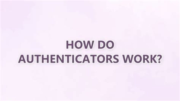How do authenticators work?