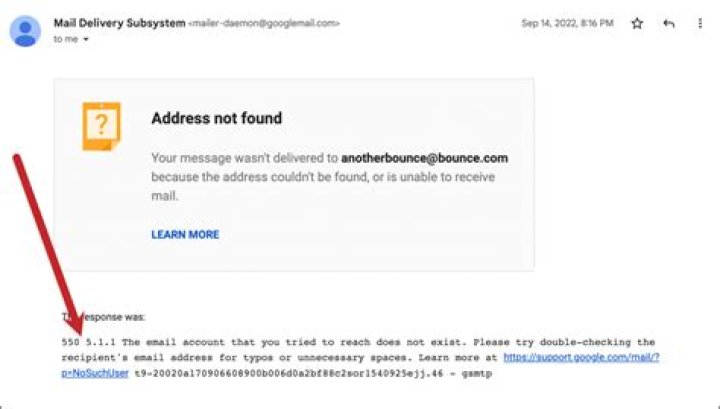 How do I bounce an email back to sender in Gmail?