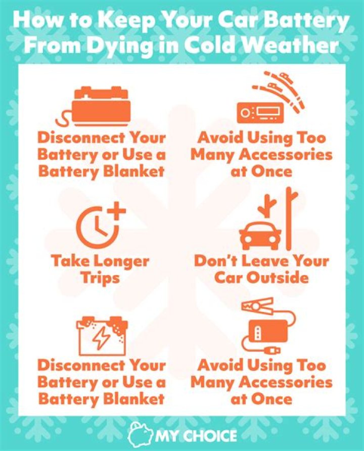 How do I keep my car battery warm in the winter?