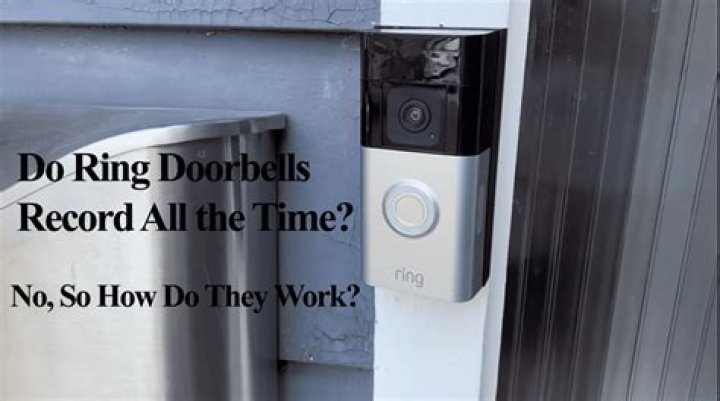 How do I know if my Ring doorbell is recording?