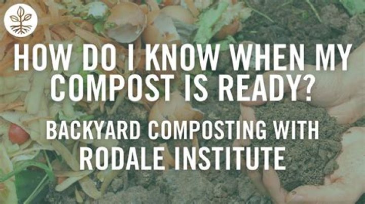 How do I know when my compost is ready?