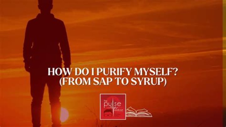 How do I purify myself from sin?