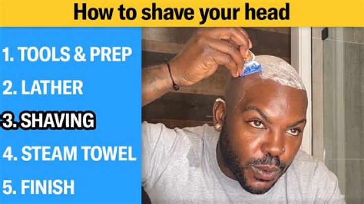 How do I shave my head myself?