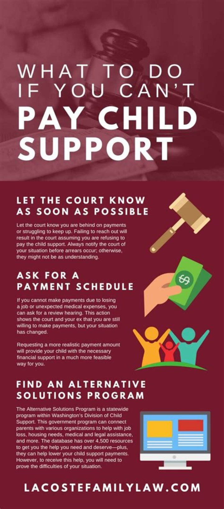 How do I stop paying child support in California?