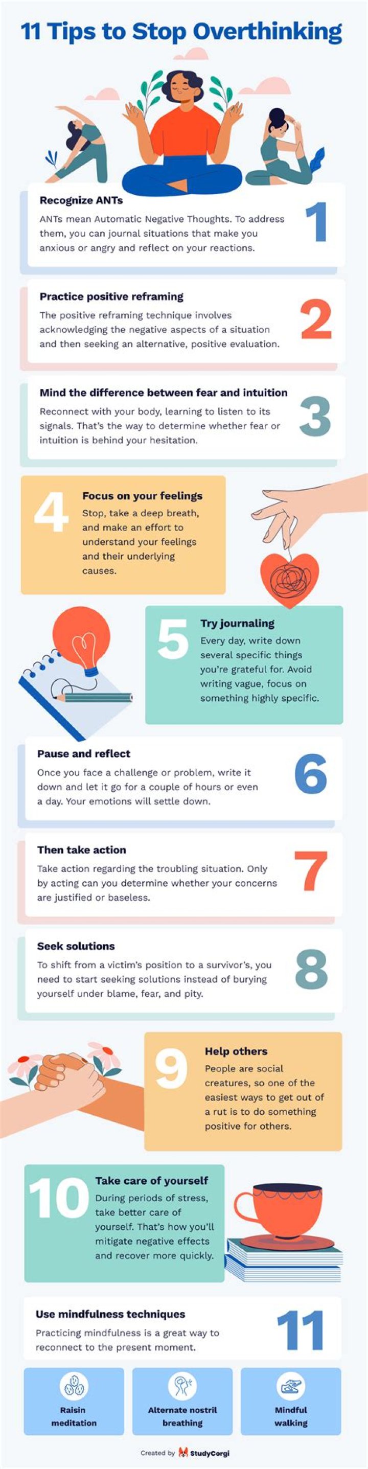 How do I stop thinking about work?