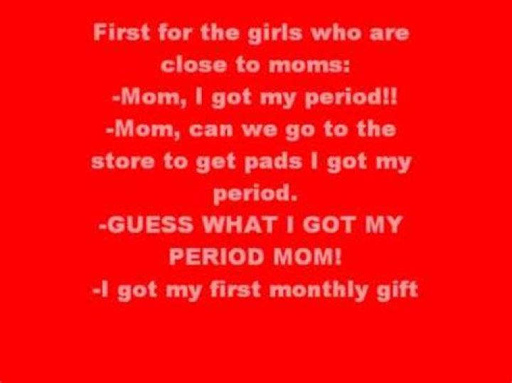 How do I tell my mom I got my period?