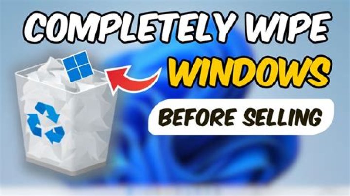 How do I wipe my computer before recycling?