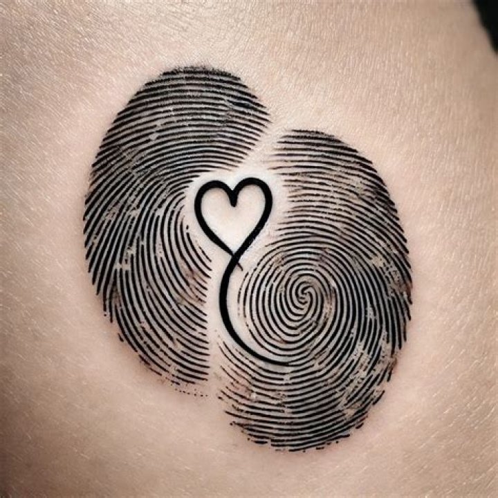 How do they do fingerprint tattoos?