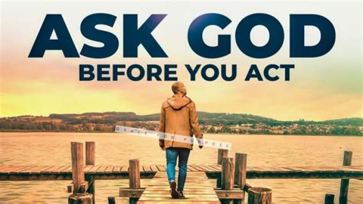 How do you ask God for anything?