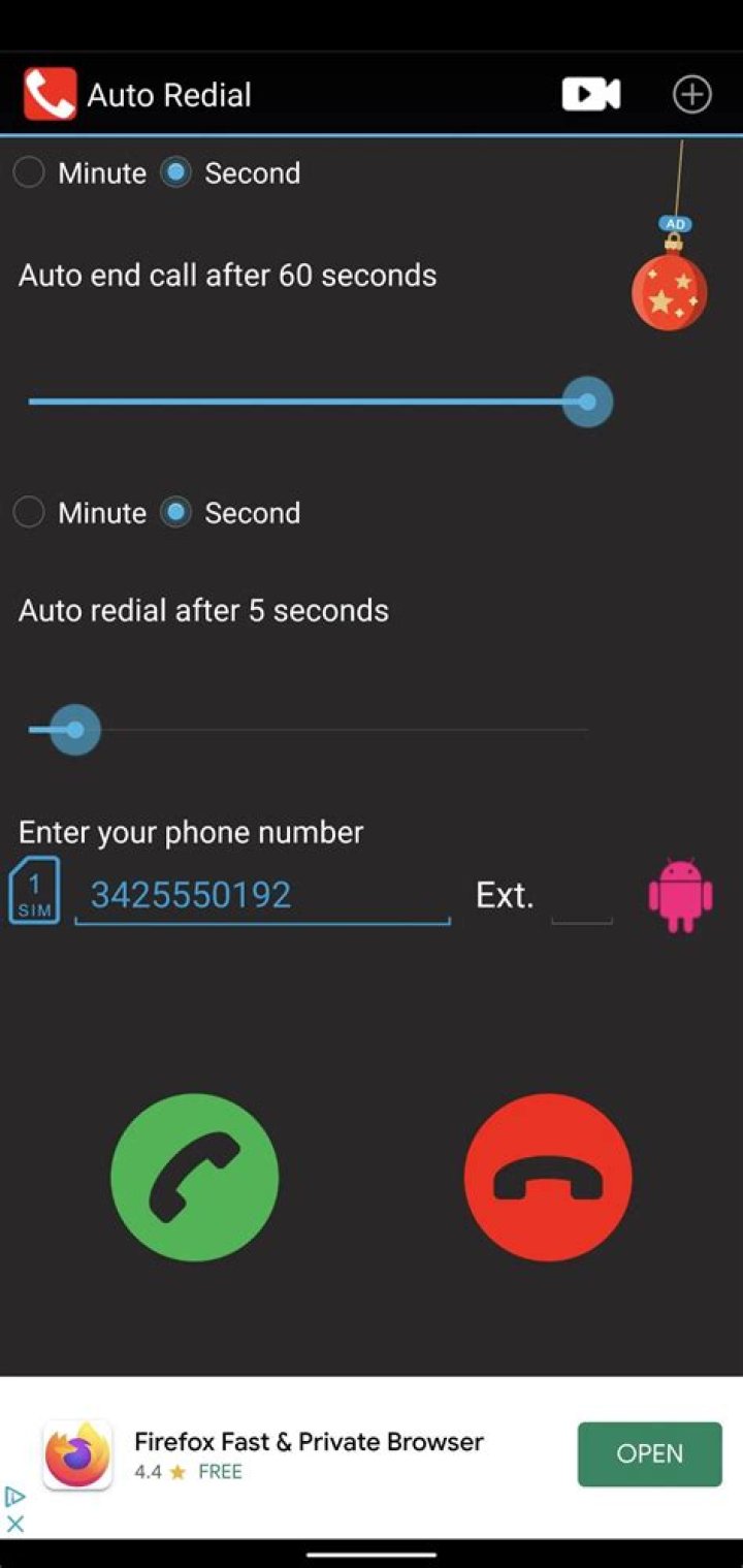 How do you auto call a busy number?