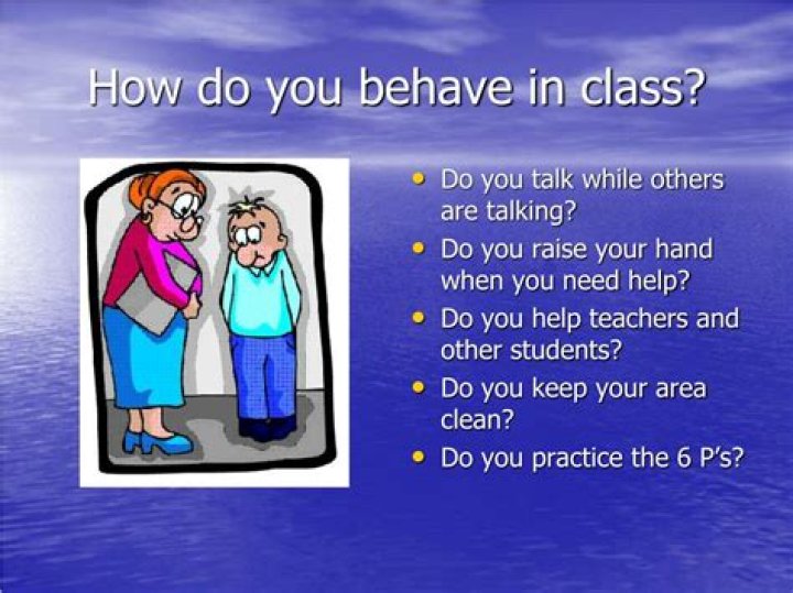 How do you behave in class?