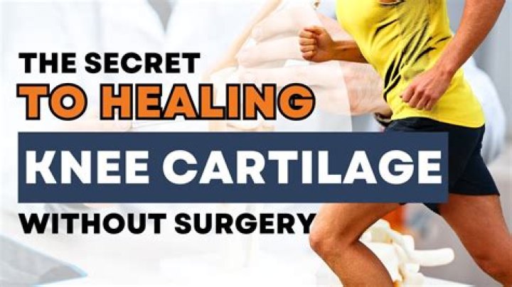 How do you build cartilage in your knee?