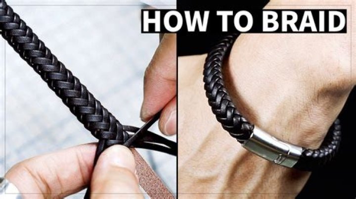 How do you clean a braided leather bracelet?