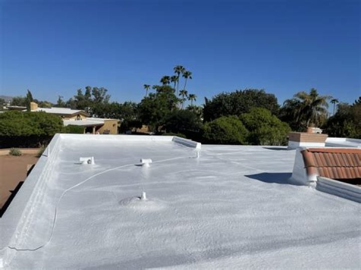 How do you clean a foam roof?