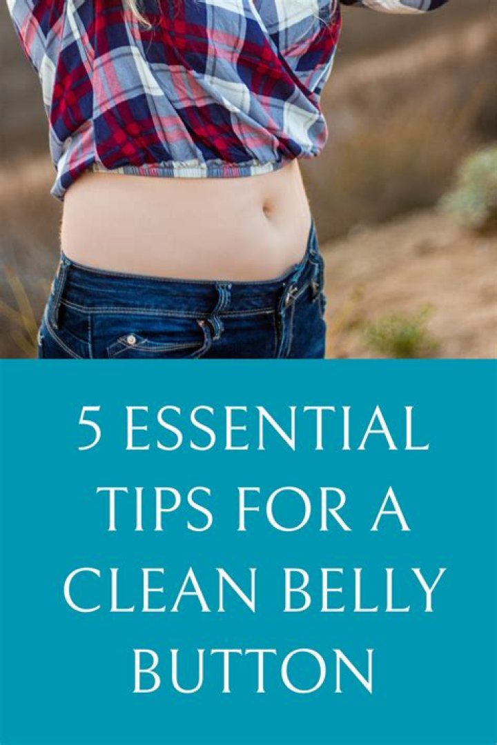 How do you clean belly button buttons?