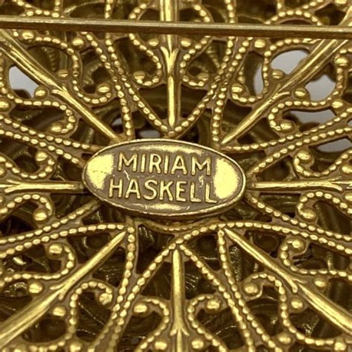 How do you clean Miriam Haskell jewelry?
