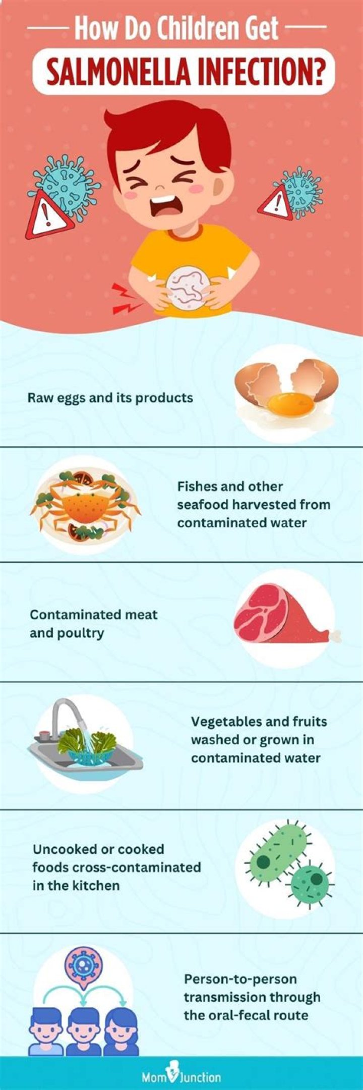 How do you cleanse salmonella?