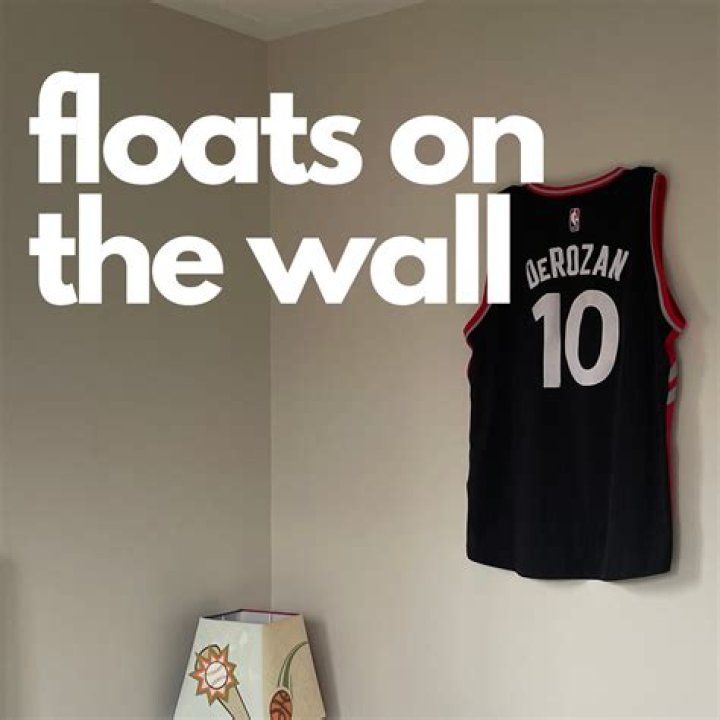 How do you display a jersey on the wall?