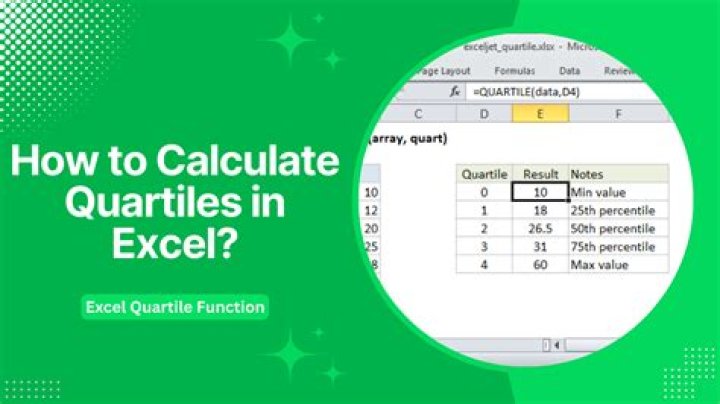 How do you find the lower quartile in Excel?